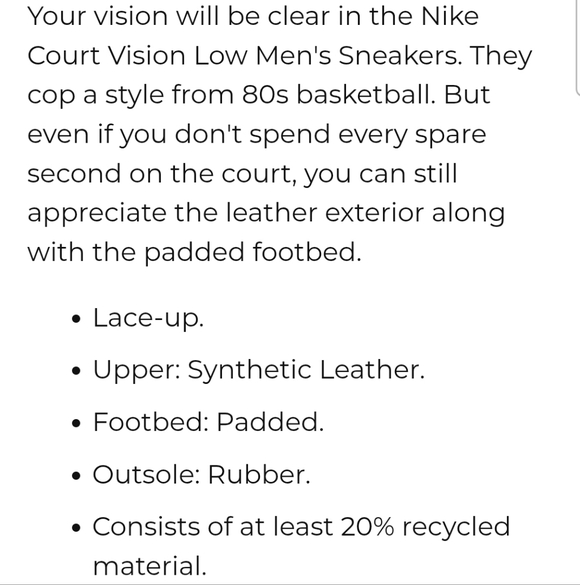 Nike Court Vision Low 'Flax Twine' Mens Tan/Brown Low-top Sneakers Size 10.5 - Picture 7 of 7